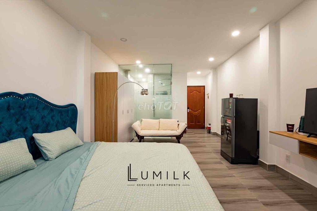 apartment near the merore harbor district 1, a balcony garden bedroom - full interior