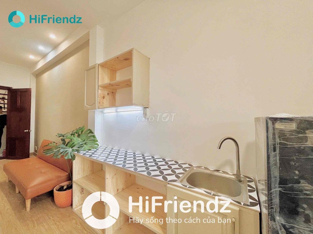 Two-size balcony bedrooms- new Tân Bình-ship flight-K300-etown-Qenque.