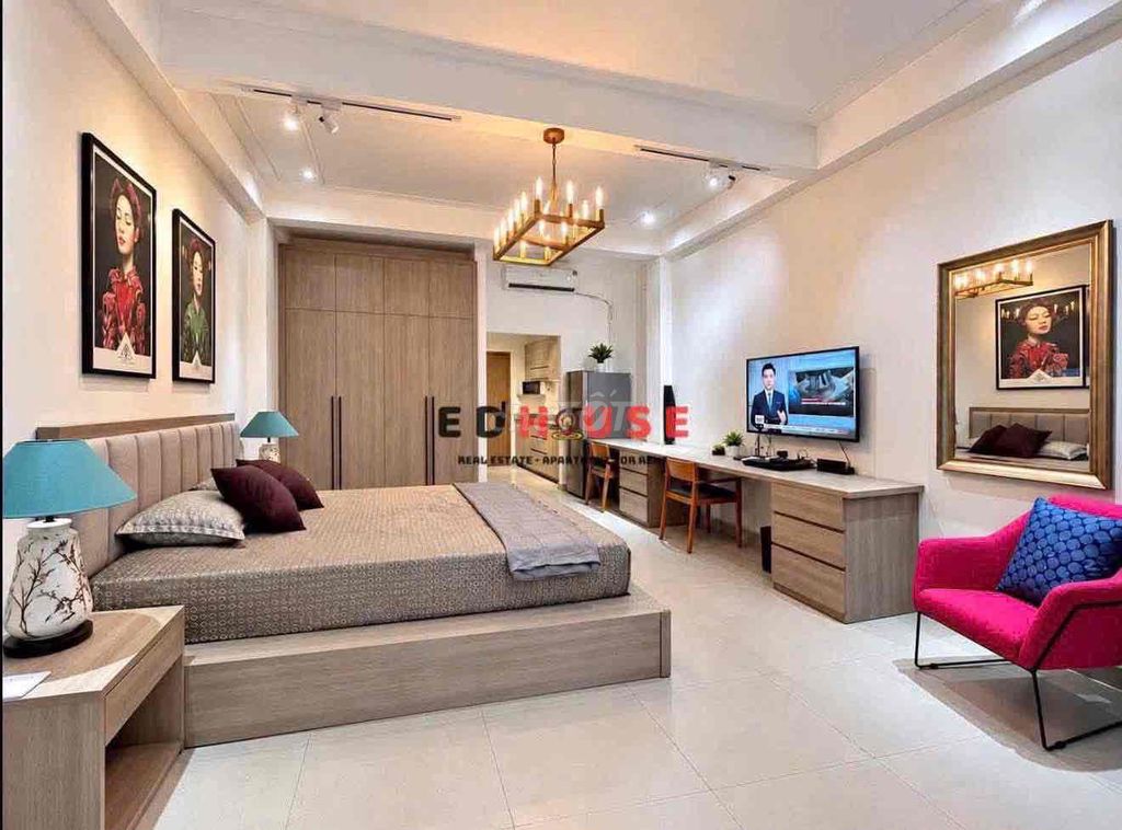 Open apartment 40 meters, right now. Lê Quang Định full interior. District 1-Qu 2.