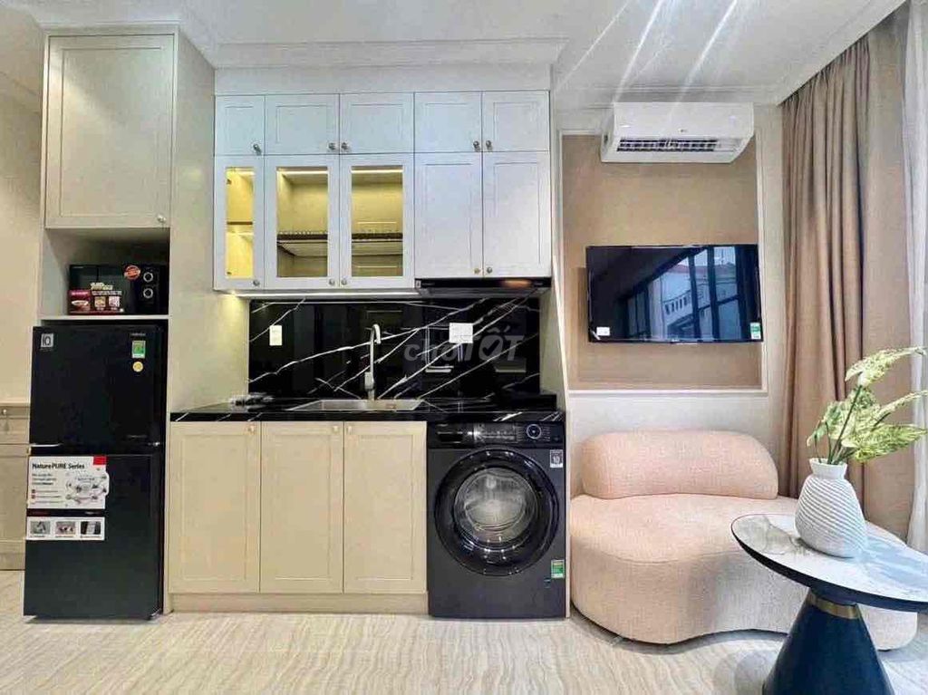 Open apartment 40 meters, right now. Lê Quang Định full interior. District 1-Qu 2.