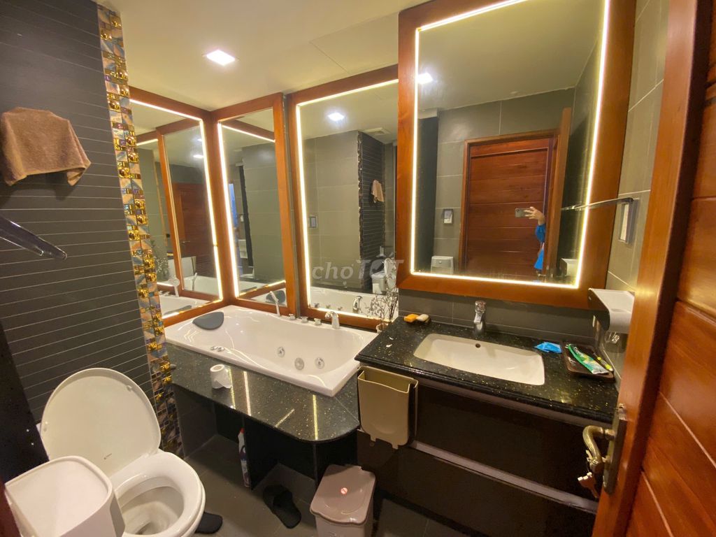 Rent apartment 86 meters, design 2 bedrooms/2 toilets, full upper furniture, in the next room.