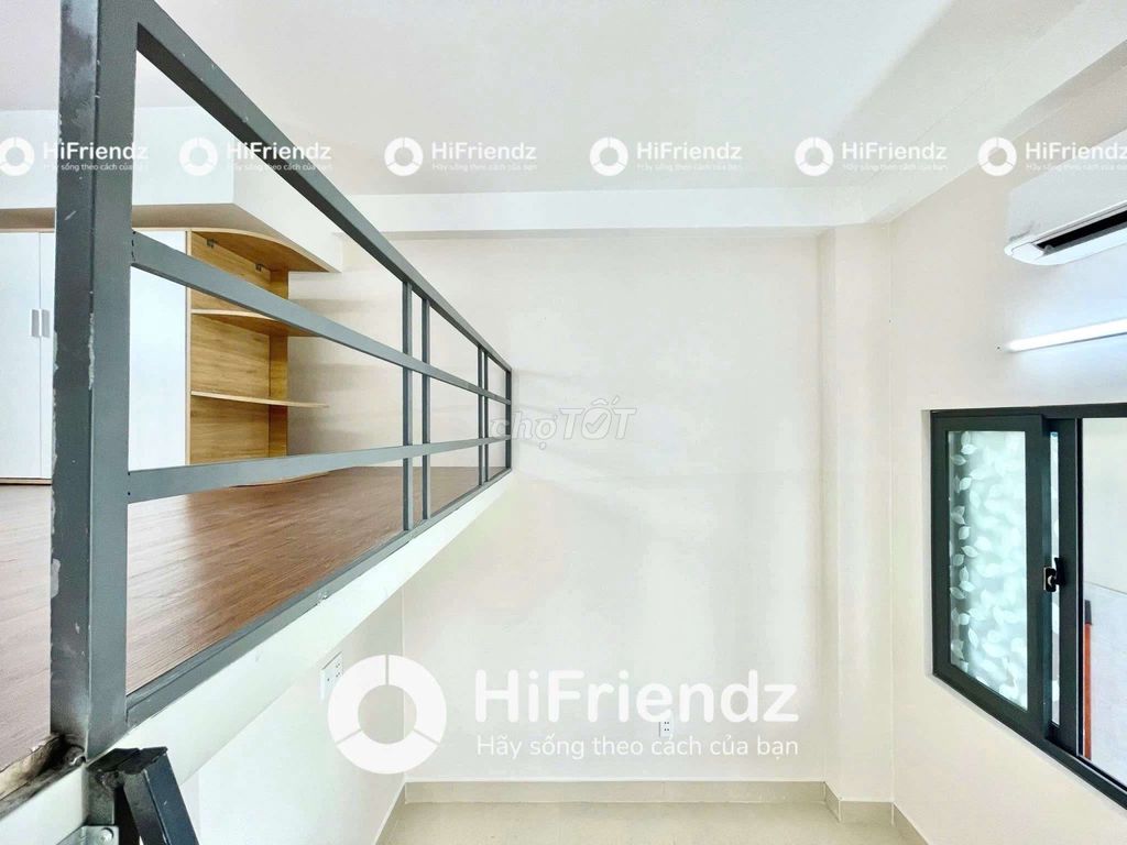 The newly built mini apartment, the sky-door elevator full of furniture right here.