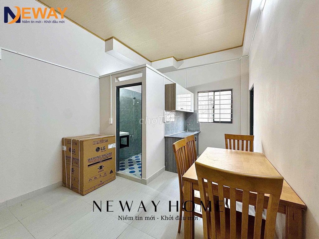 Rent a two-size studio with a full-salt furniture on its own.