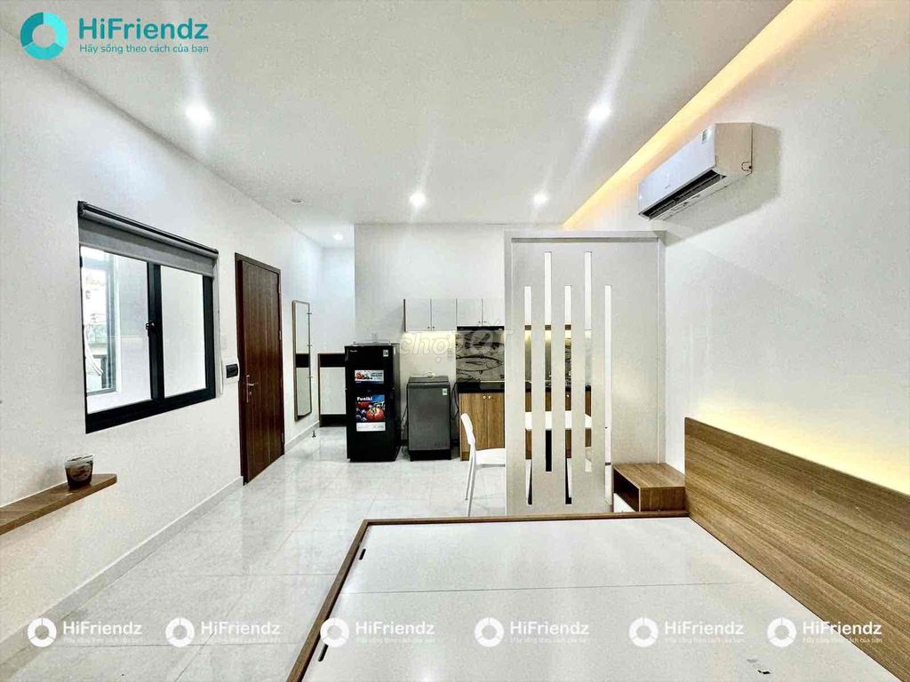 rents the Bancol studio into the kitchen - full interior - Tân Sơn Nhì -free car