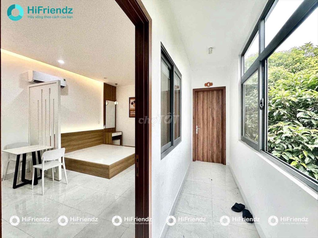 rents the Bancol studio into the kitchen - full interior - Tân Sơn Nhì -free car