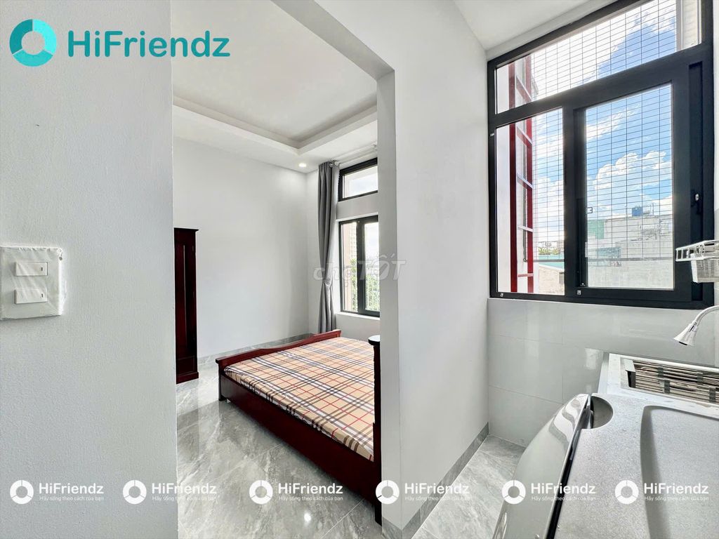 The balconies are filled with furniture near cvpm Quang Trung, emart