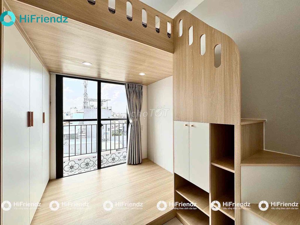 Rent a super open house at the center of Bình Thạnh.
