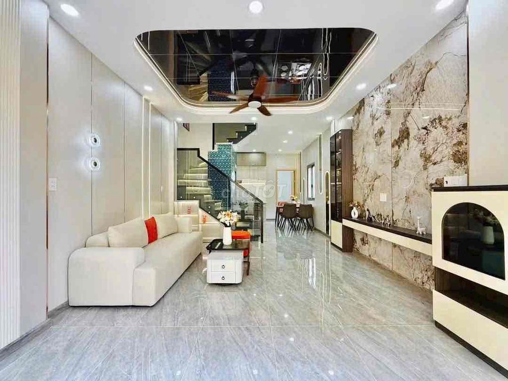 Three bedrooms. 44 meters. Full interior of 59 Phạm Văn Chiêu.