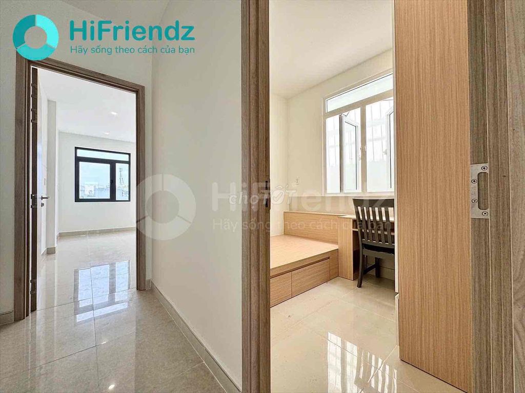 The two bedrooms are super open, full of furniture in the near future.