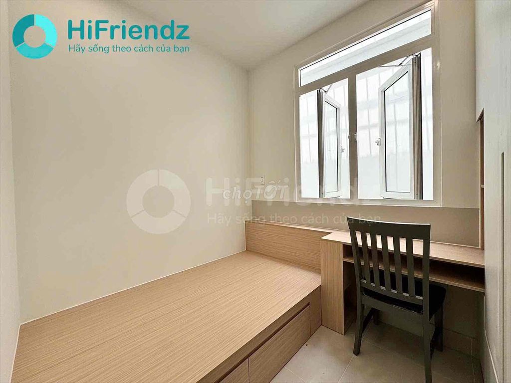 The two bedrooms are super open, full of furniture in the near future.