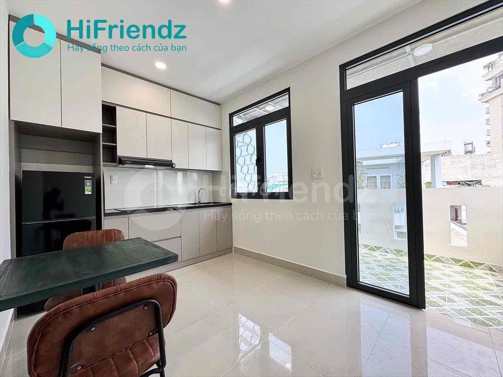 The two bedrooms are super open, full of furniture in the near future.