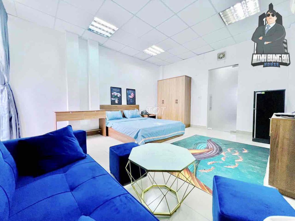 Two bedrooms balcony the democratic circle of District 10