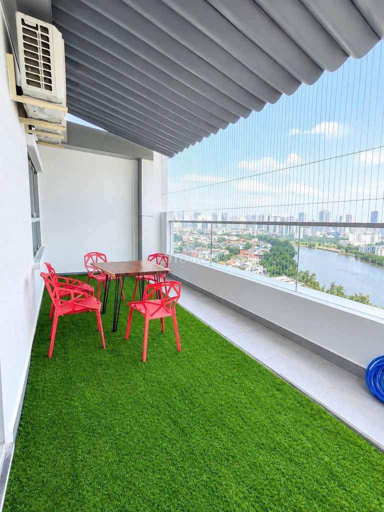 Rent the citizen apartment-- two bedrooms full of furniture-- super wide balcony.