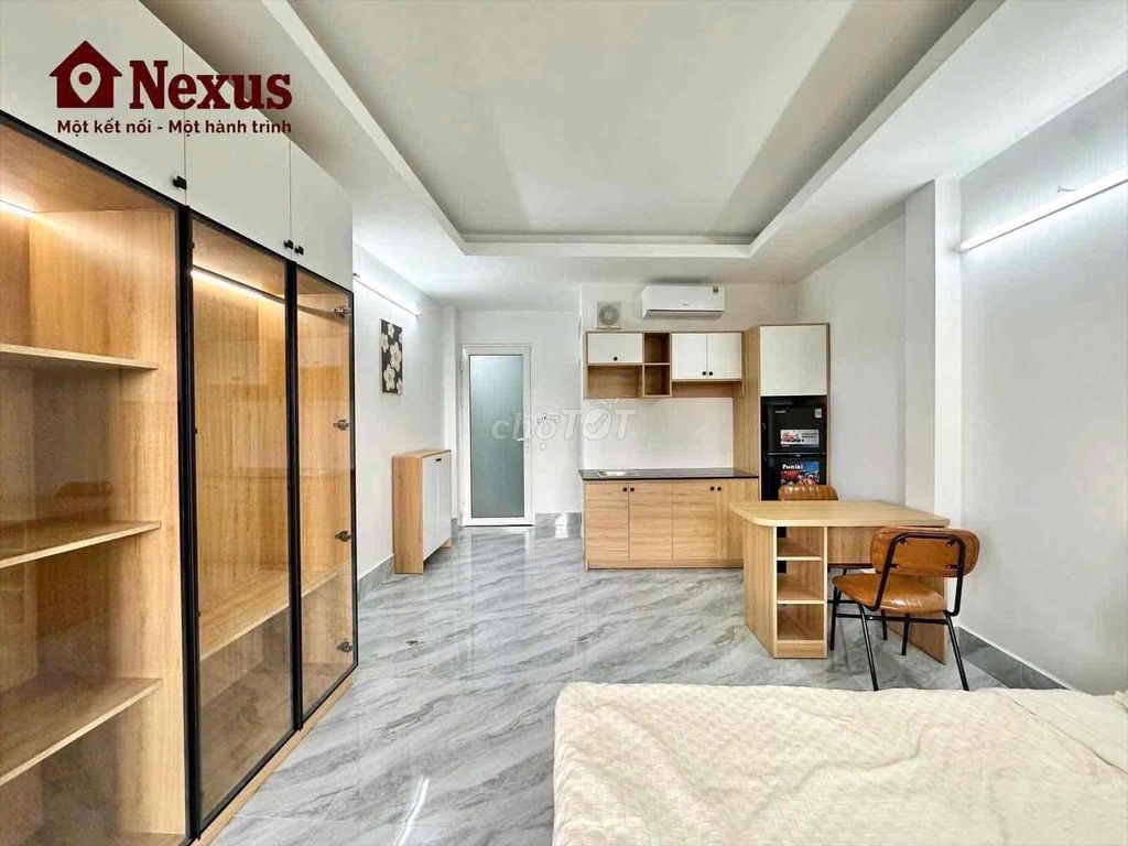 The service apartment is located in Thống Nhất - Gò Vấp, full interior