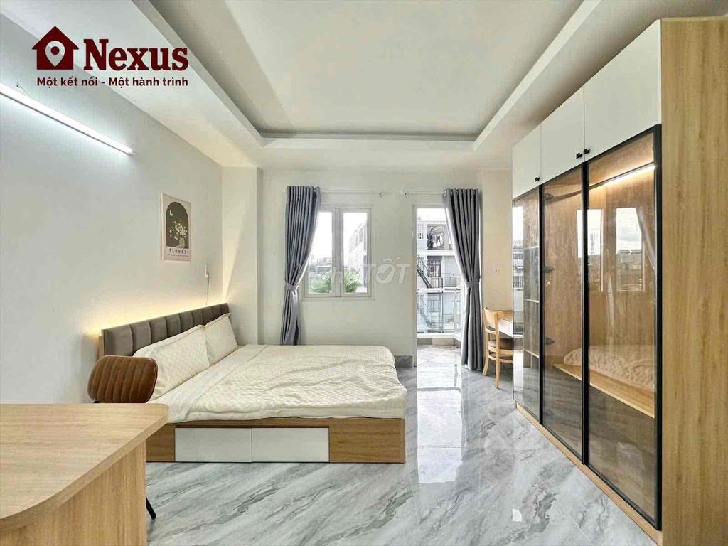 The service apartment is located in Thống Nhất - Gò Vấp, full interior