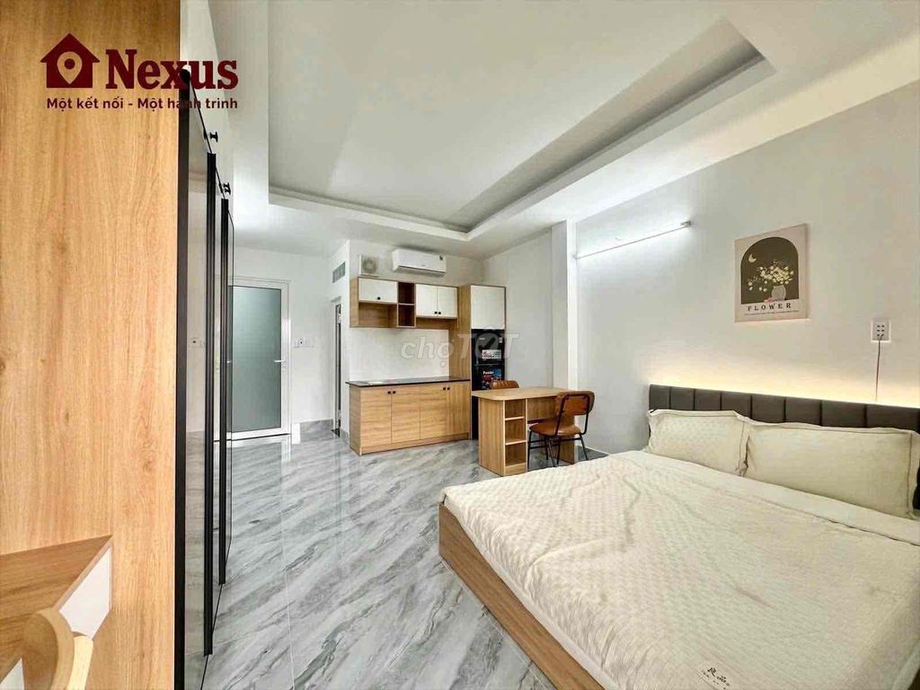 The service apartment is located in Thống Nhất - Gò Vấp, full interior