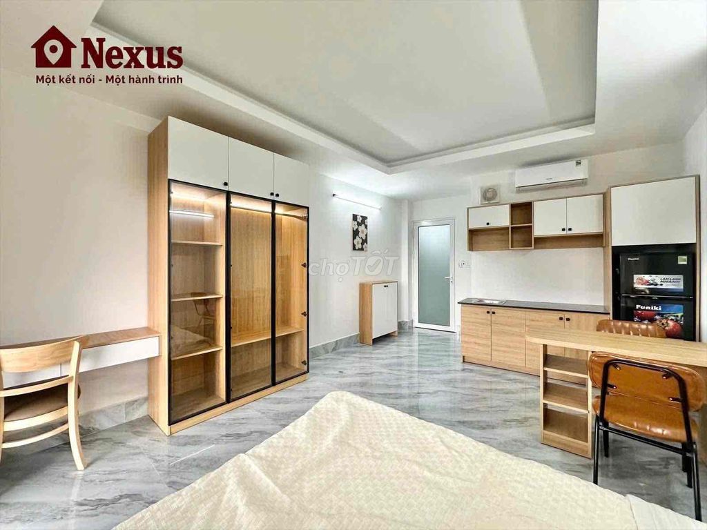 The service apartment is located in Thống Nhất - Gò Vấp, full interior