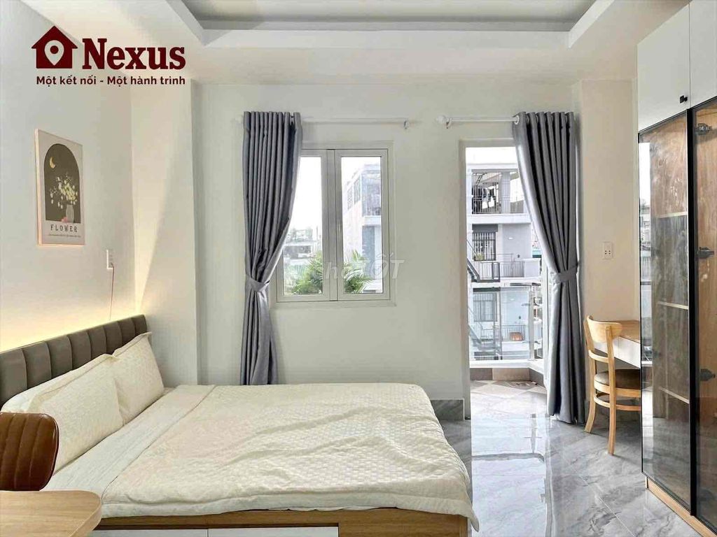 The service apartment is located in Thống Nhất - Gò Vấp, full interior