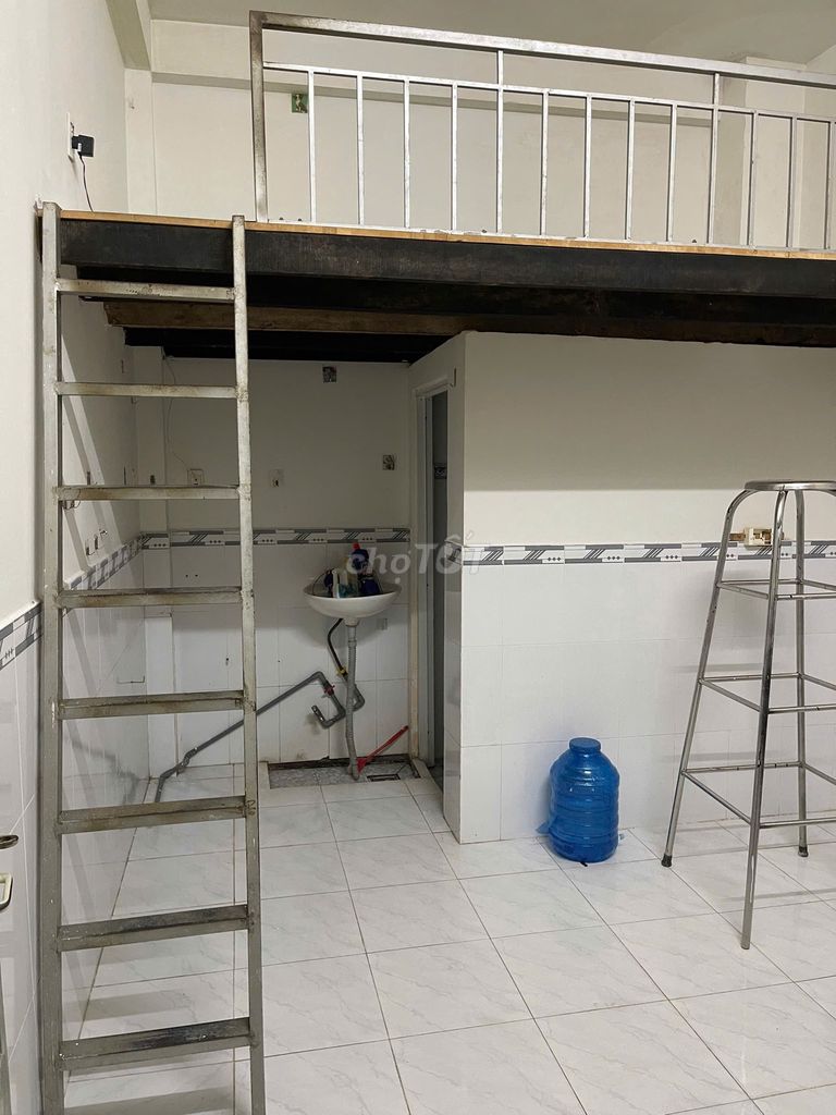 The house is now in hiding from a rented room.