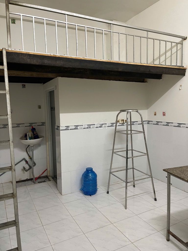 The house is now in hiding from a rented room.