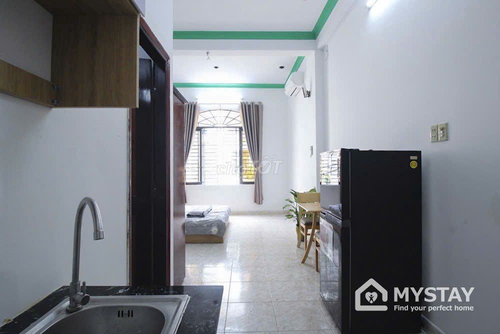 apartment 36 m2 large windows on Trần Mai Ninh (1970) Saturday Street (Tân Bình)