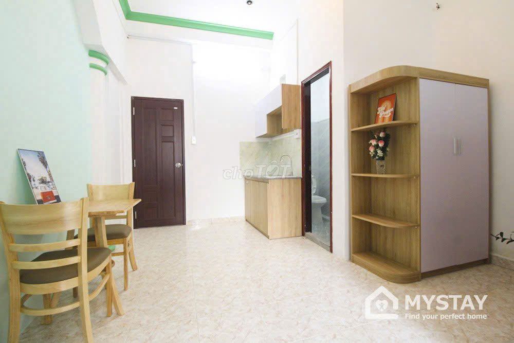 apartment 36 m2 large windows on Trần Mai Ninh (1970) Saturday Street (Tân Bình)
