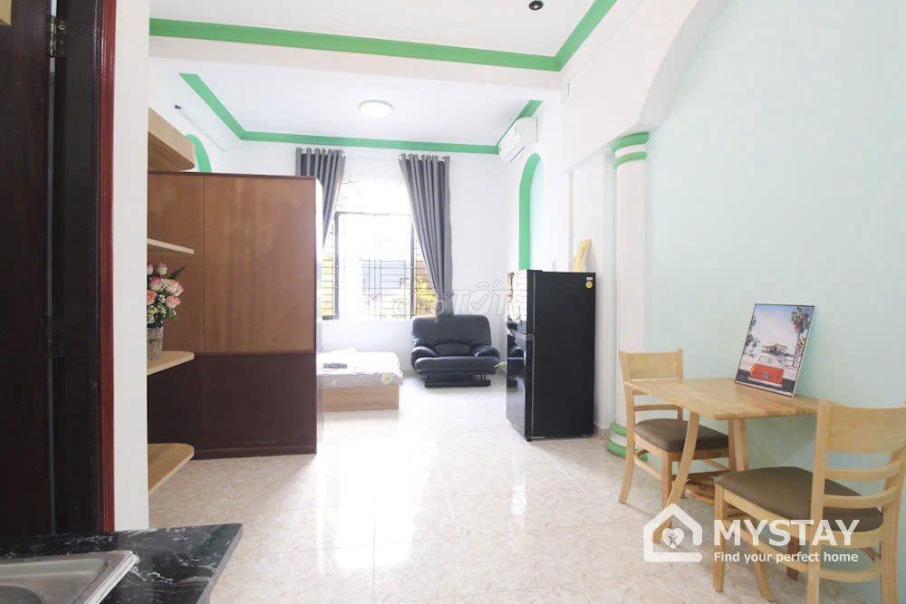 apartment 36 m2 large windows on Trần Mai Ninh (1970) Saturday Street (Tân Bình)