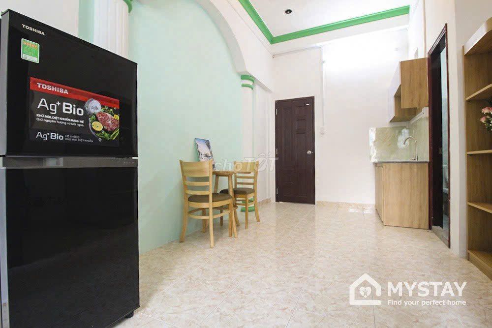 apartment 36 m2 large windows on Trần Mai Ninh (1970) Saturday Street (Tân Bình)