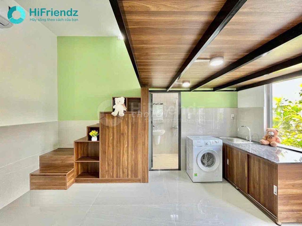 High-class apartment-- balcony-- open window--right Phan Văn Hớn