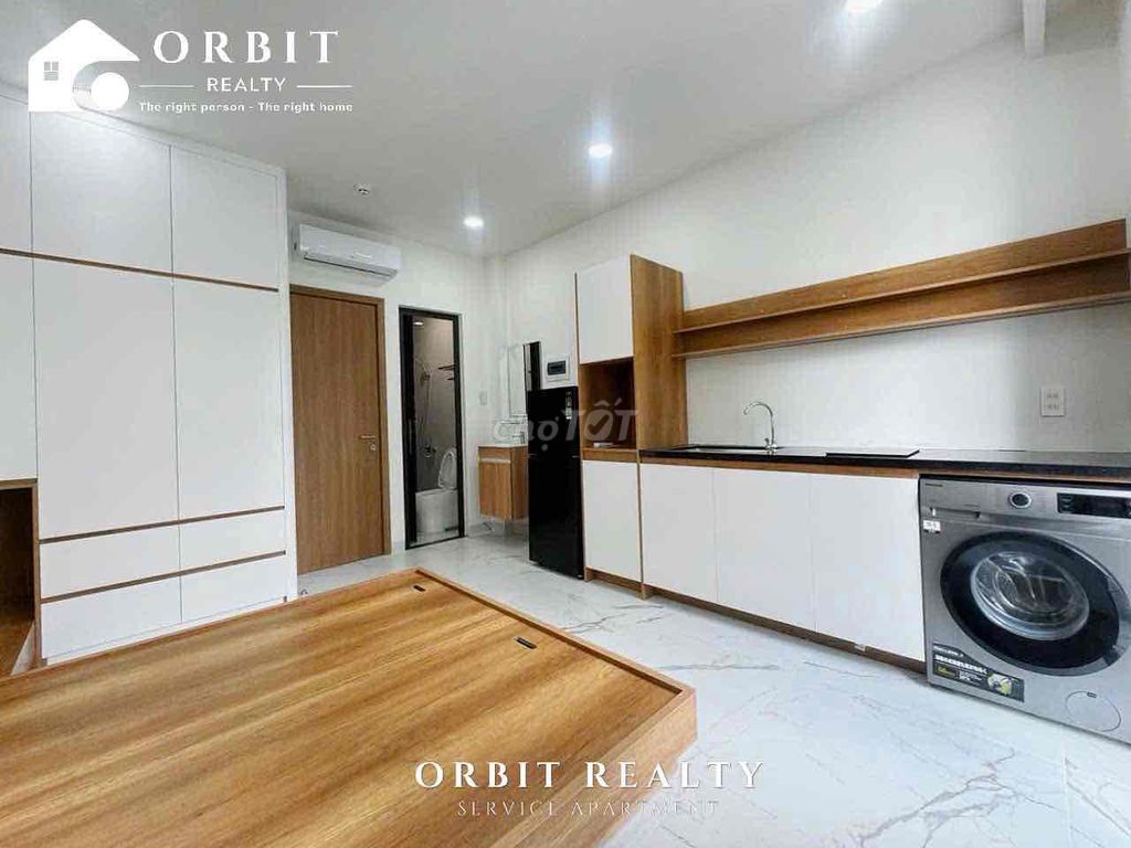 The apartment is in the market.