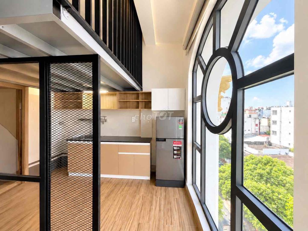 Lê Quang Định loft, Bình Thạnh - Modern design, glass view