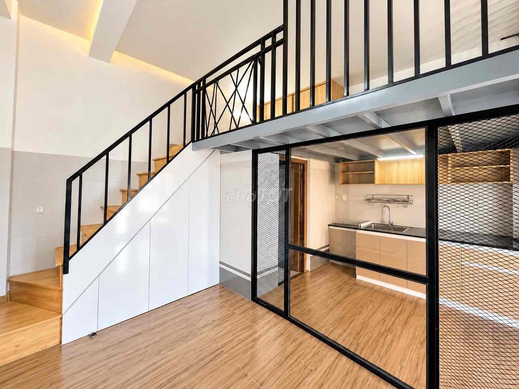 Lê Quang Định loft, Bình Thạnh - Modern design, glass view