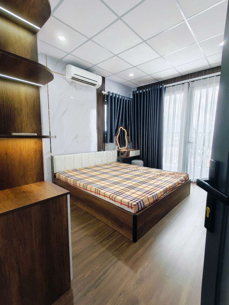 A full-on-size hotel bedroom.751 Tân Sơn West Gò Vấp.