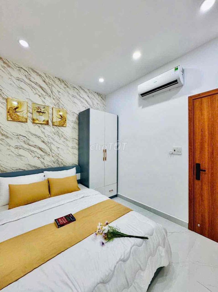 Rent 302 Phan Huy Ích (3.4 x 16) 1st floor 4th floor bedroom, 3 toilets