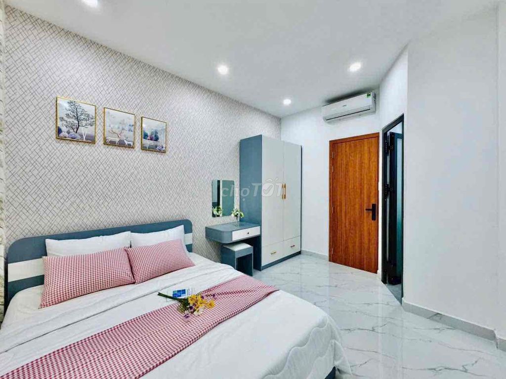 Rent 302 Phan Huy Ích (3.4 x 16) 1st floor 4th floor bedroom, 3 toilets