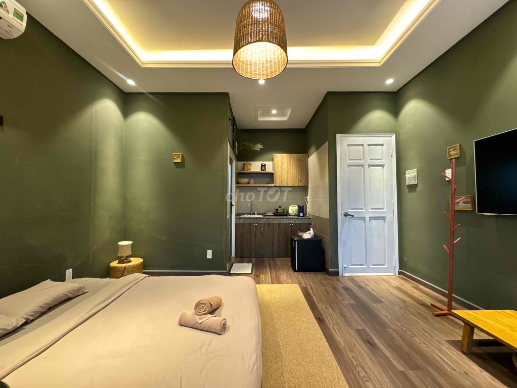 apartment 50 m2 Full beautiful interior like area painting: Ấp Bắc - Republic.