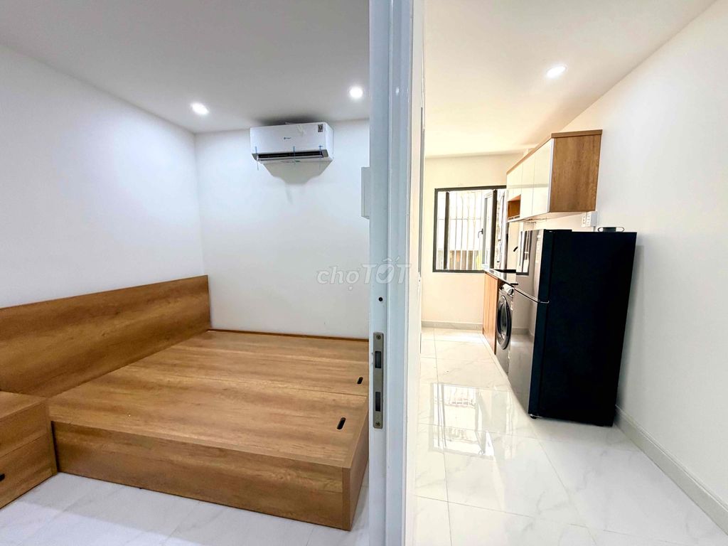 Nguyễn Oanh service apartment - D.O.D. - A kitchen cup - 1 living room, 1 bedroom.