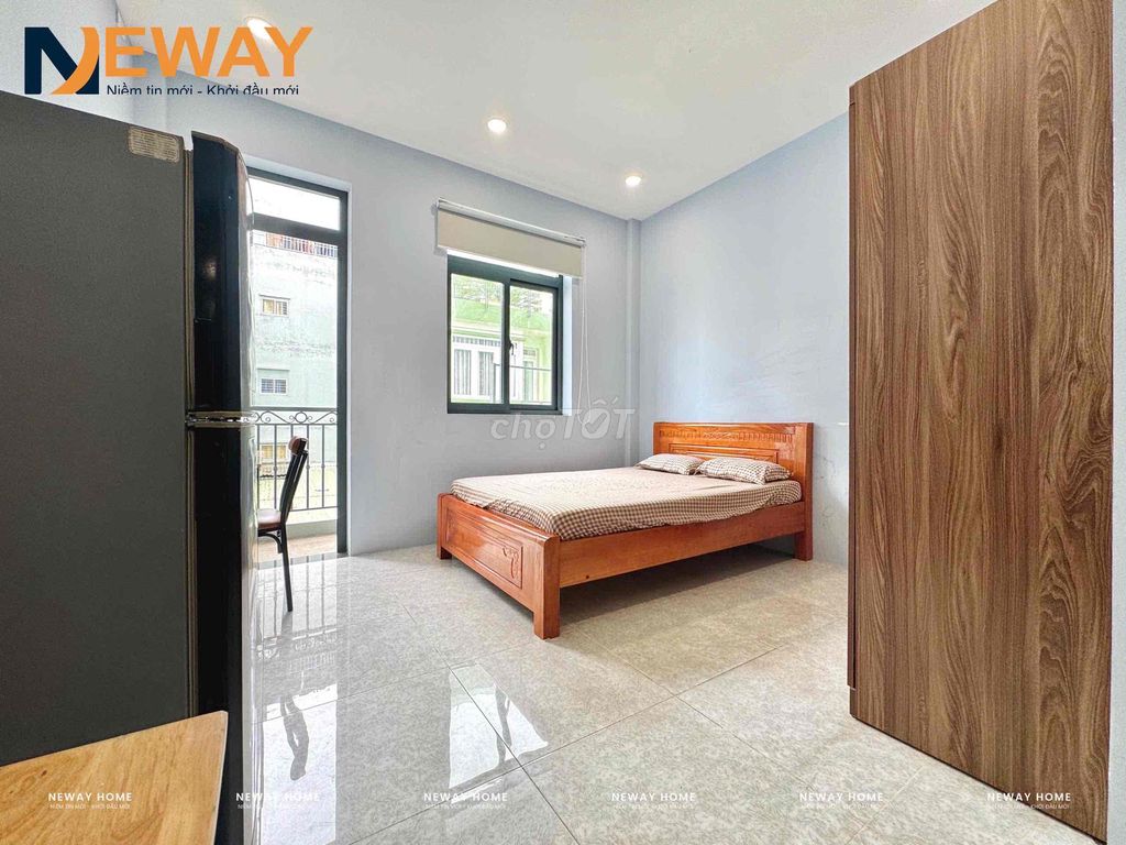 Cheap motels with clean balcony security, New Tân Phú.