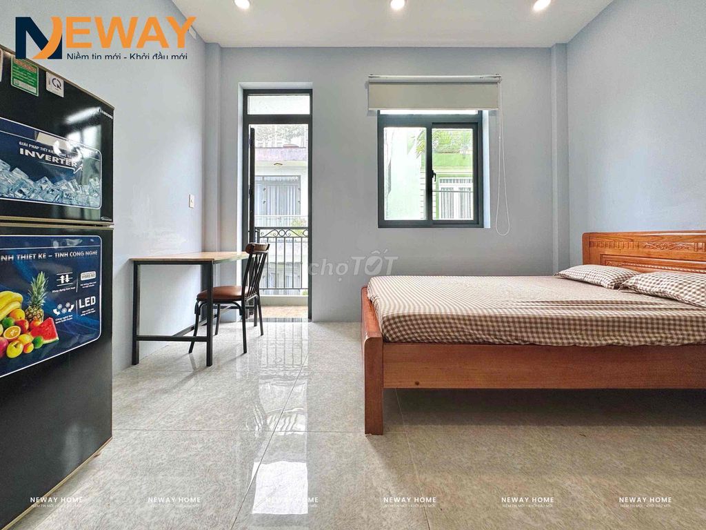 Cheap motels with clean balcony security, New Tân Phú.