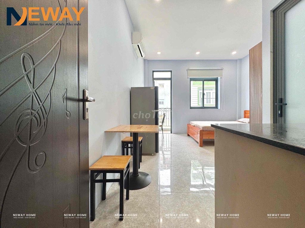 Cheap motels with clean balcony security, New Tân Phú.