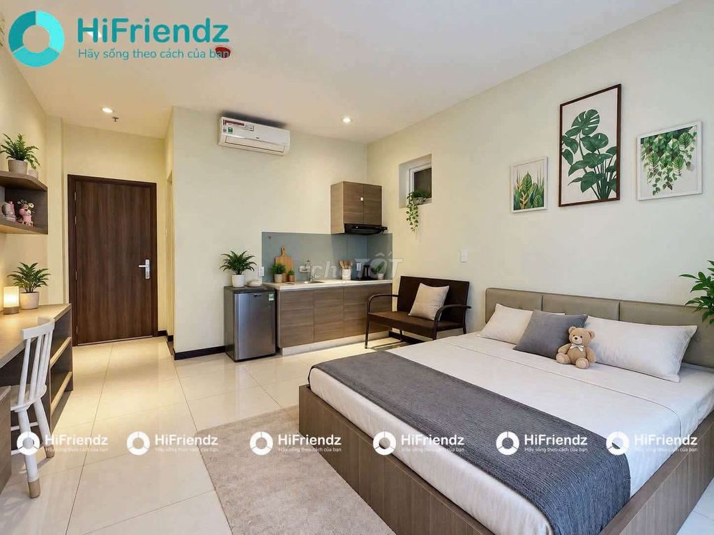 studio apartment_38 M2_Bancong Near the town bridge, District 1 hort.