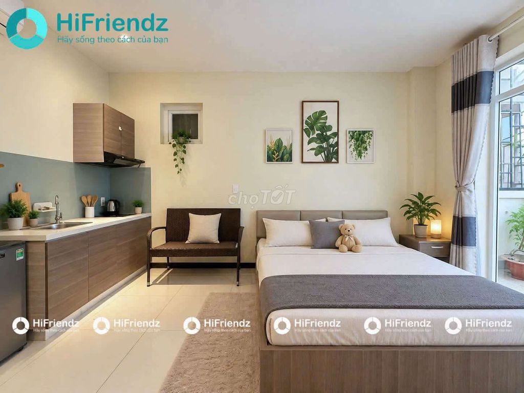 studio apartment_38 M2_Bancong Near the town bridge, District 1 hort.