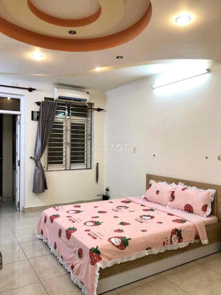 Free Home 60 Day Cô Giang District 1, 10 rooms full ant.