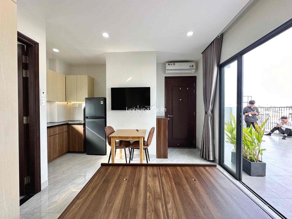 The apartment has its own yard, top-level furniture near aeon mall Tân Phú.