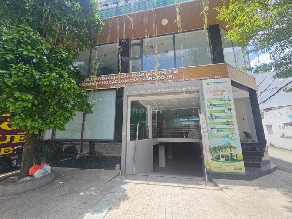 Rent the corner two Nguyễn Văn Khối Gò Vấp 12 x 16 m ground vault one floor
