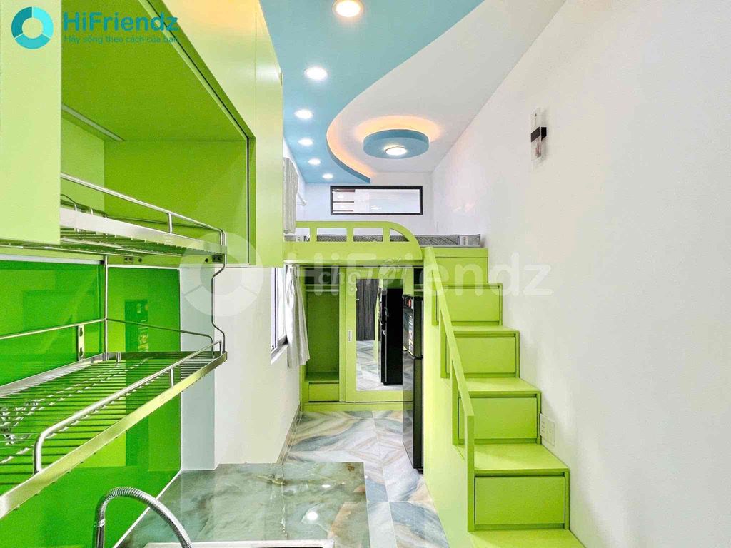 The new mini Full interior Laundromat next to the word Y