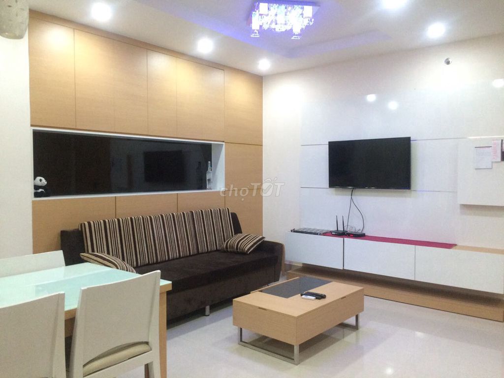 Rent the apartment Him Lam Riverside District 7, 76 meters, 2 bedrooms, full interior, 13.5 T.