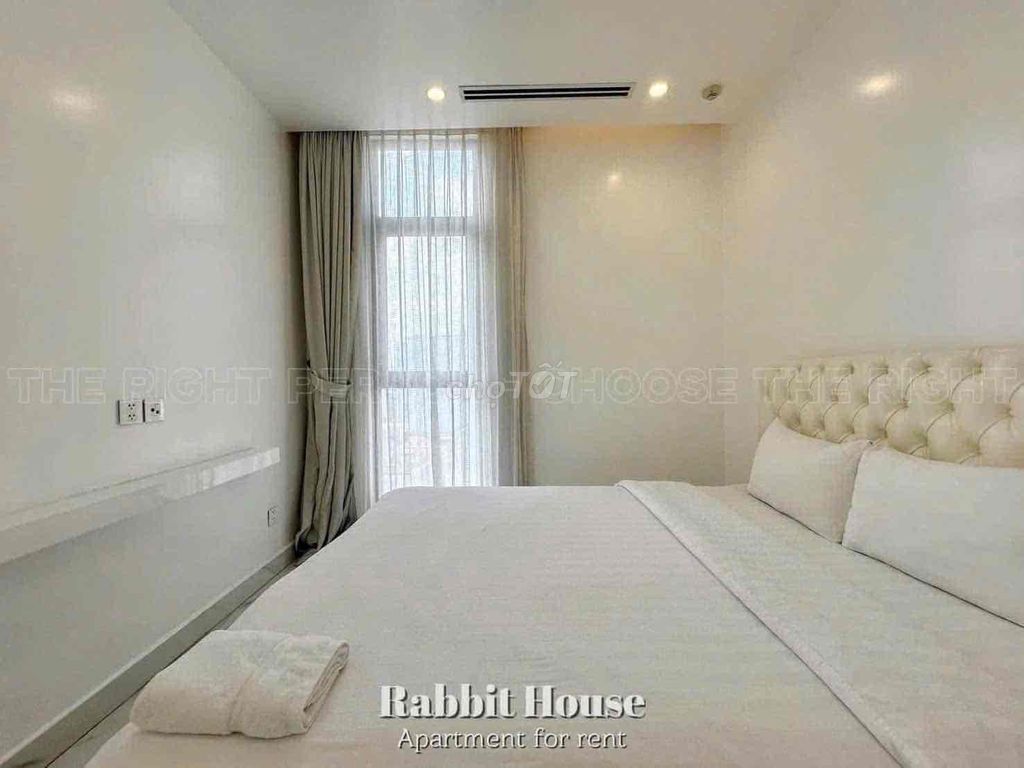 The two bedrooms are full of furniture near Tan Son Nhut Airport.