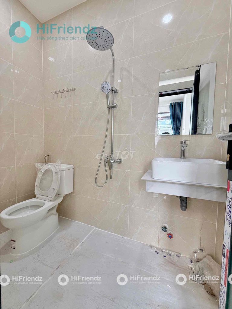 The new project is 100 percent - Studio Full balcony interior in Thích Quảng Đức, the bedroom