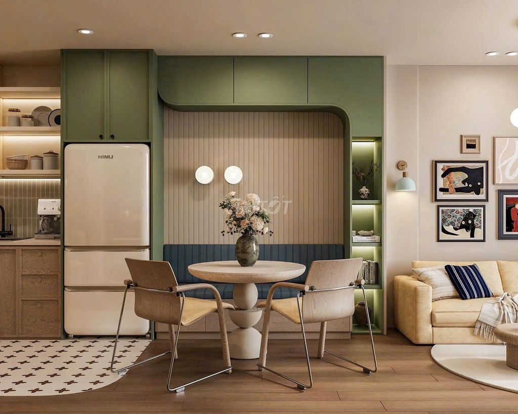 Rent Riva Park-80 M2 - 2 bedroom 2 - full interior - 15 million a month